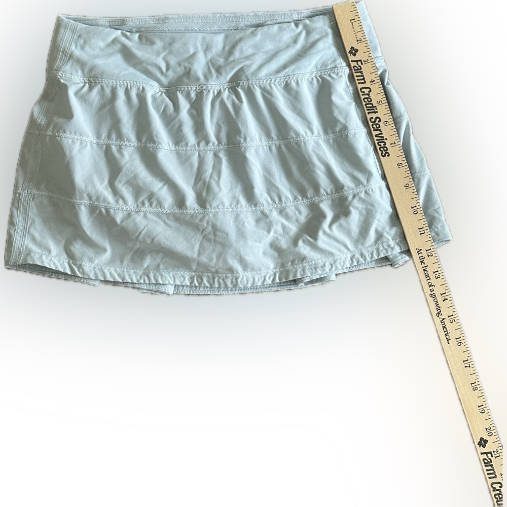 lululemon athletica Foam Cloud Blue Pace Rival Skirt-Size 6 - Picture 7 of 10
